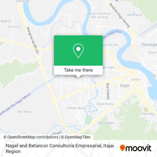 Nagel and Betancor Consultoria Empresarial map