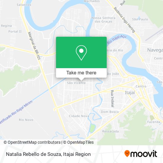 Natalia Rebello de Souza map