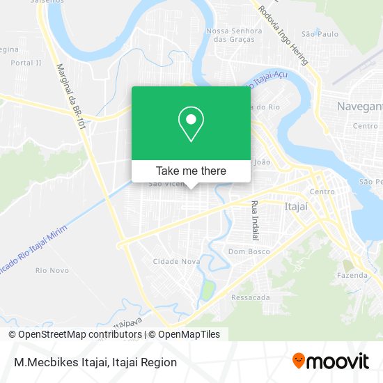 M.Mecbikes Itajai map