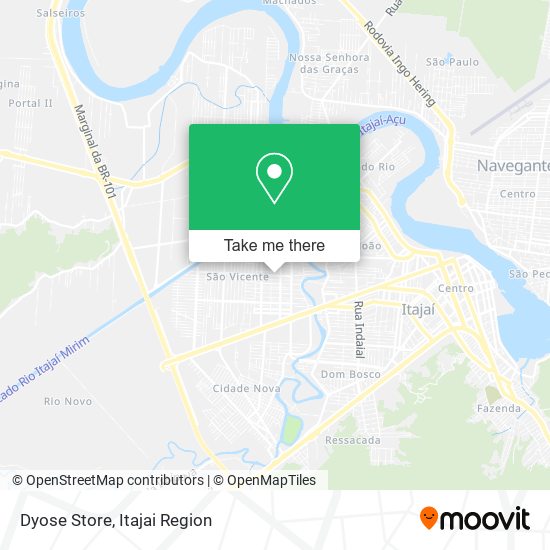 Dyose Store map