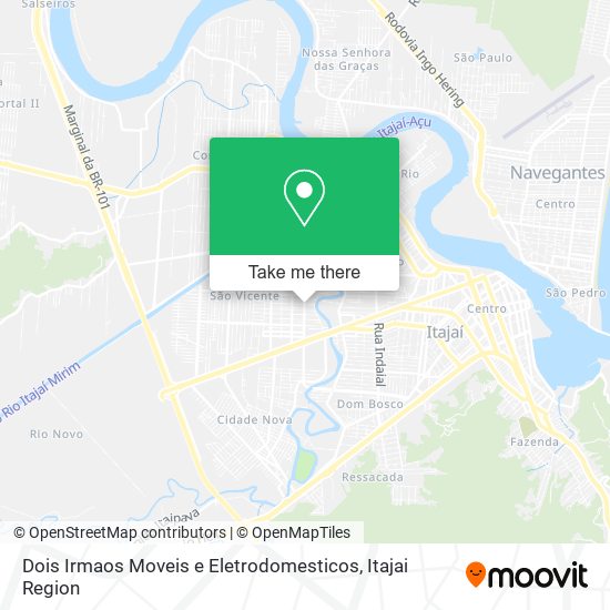 Dois Irmaos Moveis e Eletrodomesticos map