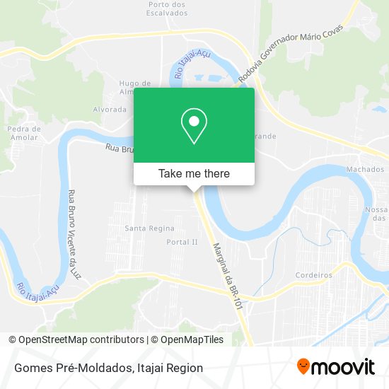 Gomes Pré-Moldados map