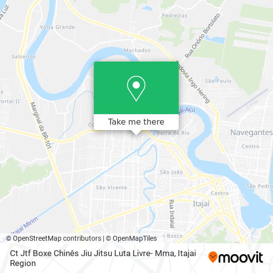 Ct Jtf Boxe Chinês Jiu Jitsu Luta Livre- Mma map