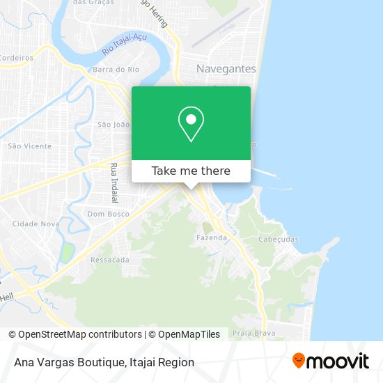 Mapa Ana Vargas Boutique