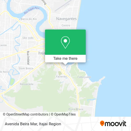 Avenida Beira Mar map
