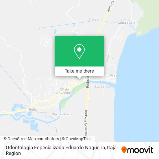 Mapa Odontologia Especializada Eduardo Nogueira