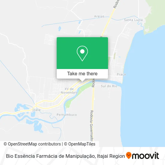 Bio Essência Farmácia de Manipulação map