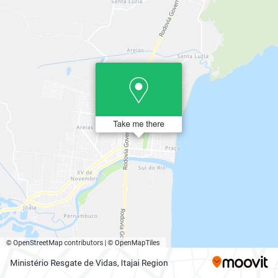 Ministério Resgate de Vidas map