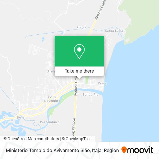 Ministério Templo do Avivamento Sião map