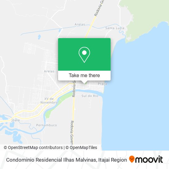 Condominio Residencial Ilhas Malvinas map