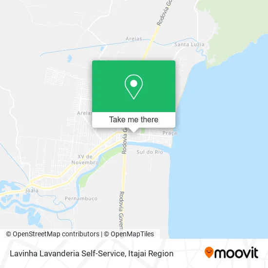 Lavinha Lavanderia Self-Service map