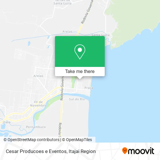 Cesar Producoes e Eventos map