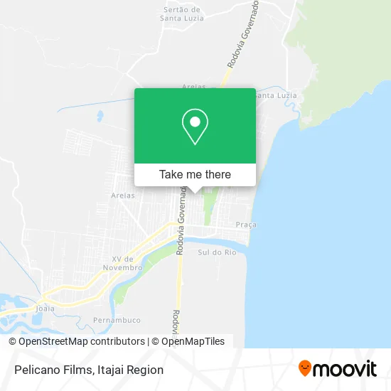 Pelicano Films map
