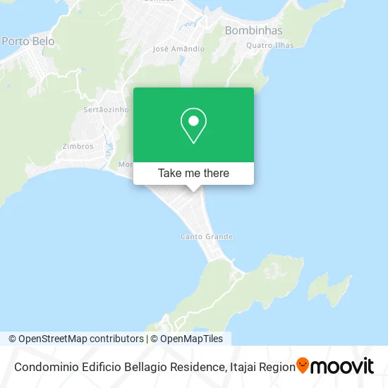 Condominio Edificio Bellagio Residence map