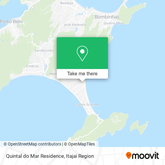 Quintal do Mar Residence map