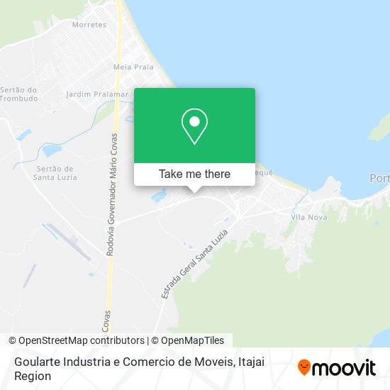 Mapa Goularte Industria e Comercio de Moveis
