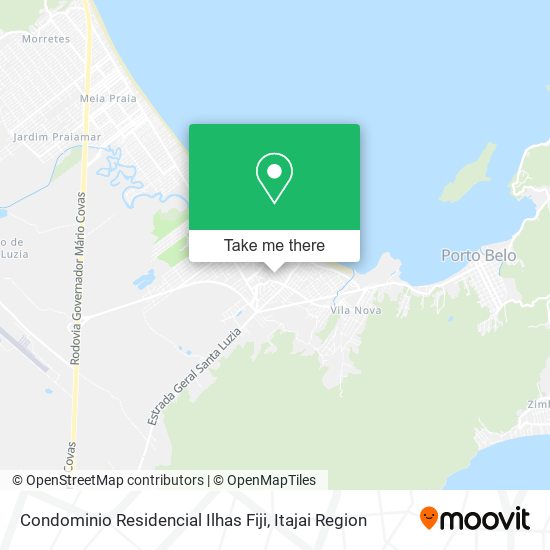 Mapa Condominio Residencial Ilhas Fiji