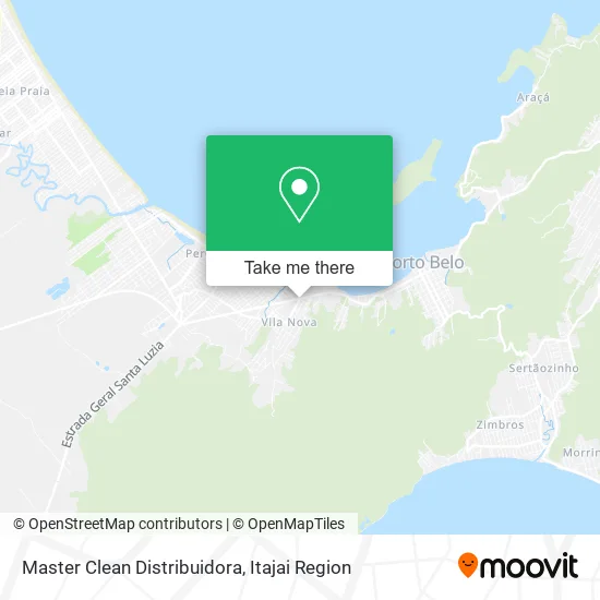 Master Clean Distribuidora map