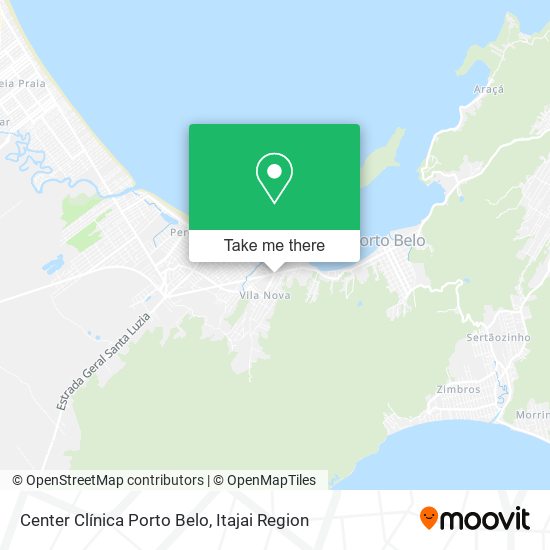 Center Clínica Porto Belo map