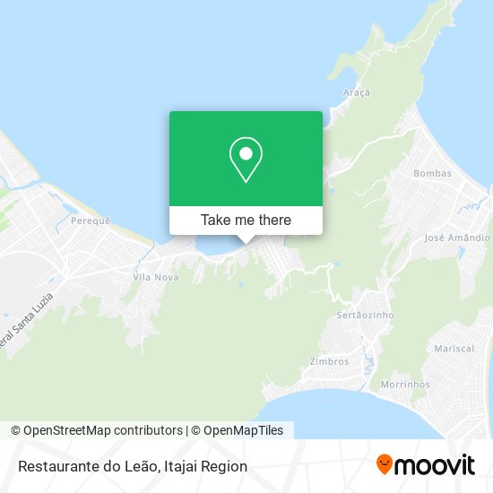 Mapa Restaurante do Leão