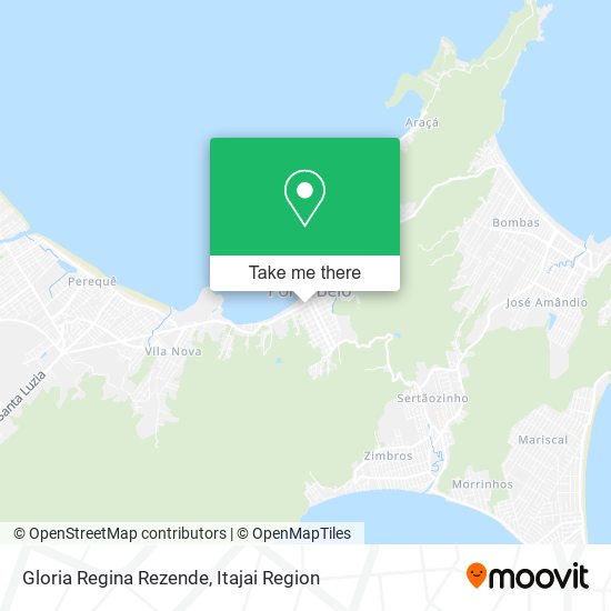 Gloria Regina Rezende map