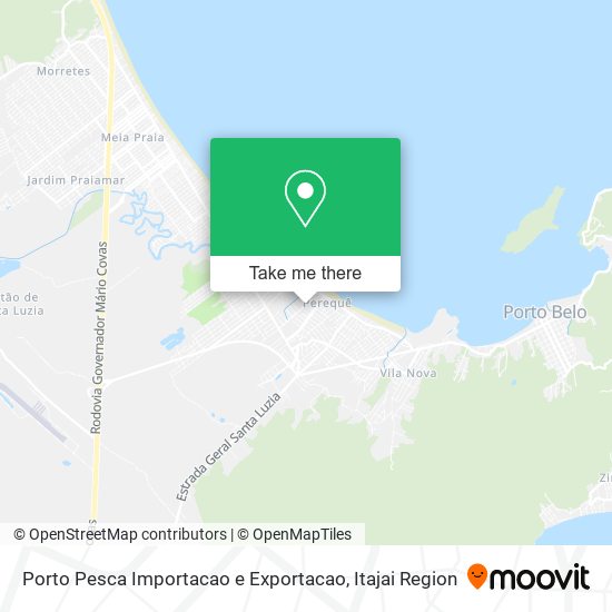 Porto Pesca Importacao e Exportacao map