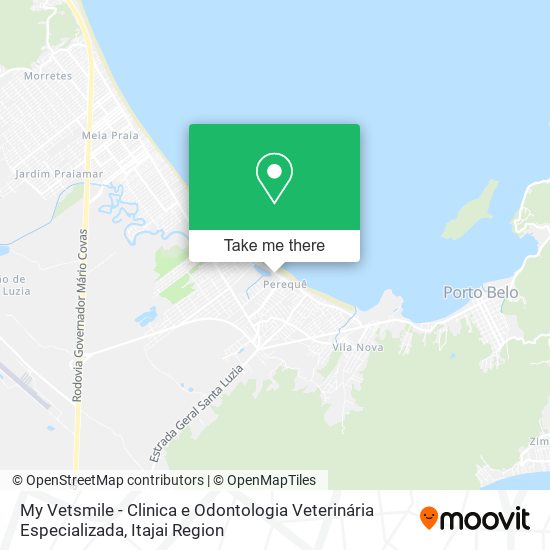 Mapa My Vetsmile - Clinica e Odontologia Veterinária Especializada