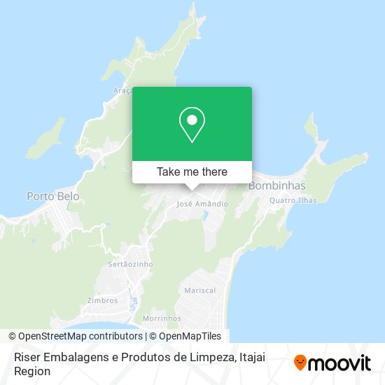 Riser Embalagens e Produtos de Limpeza map