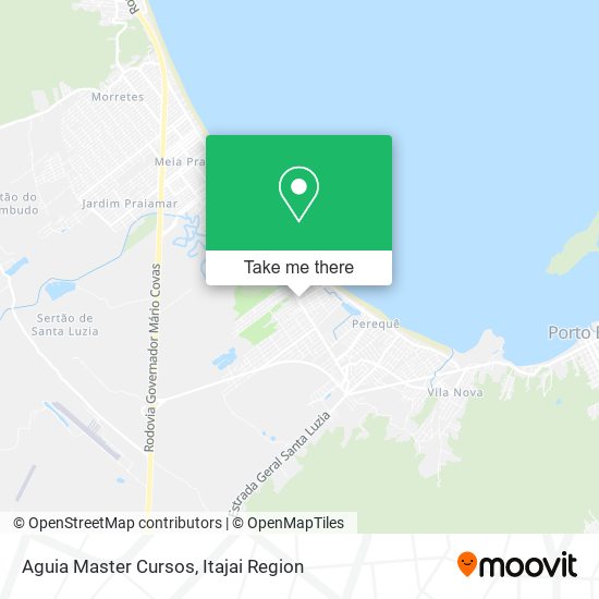 Aguia Master Cursos map