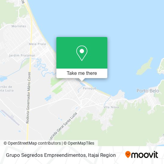 Mapa Grupo Segredos Empreendimentos