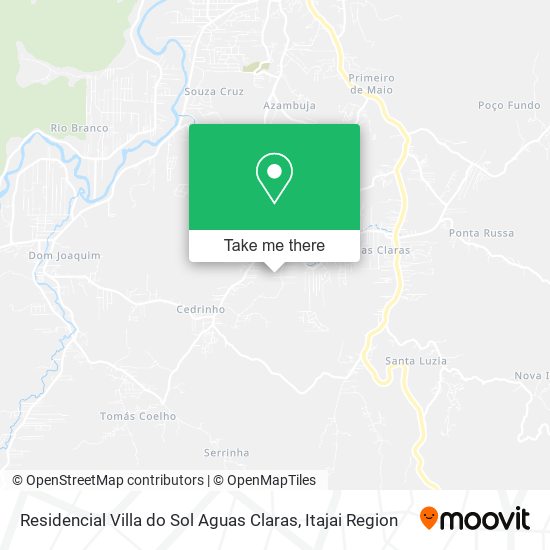 Residencial Villa do Sol Aguas Claras map
