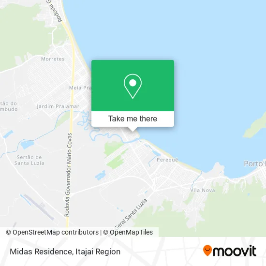 Midas Residence map
