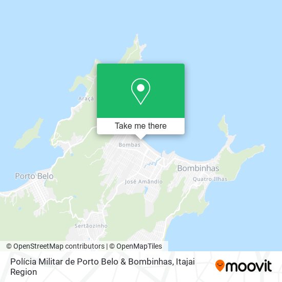 Polícia Militar de Porto Belo & Bombinhas map