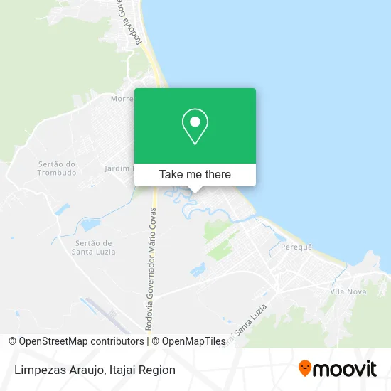 Limpezas Araujo map