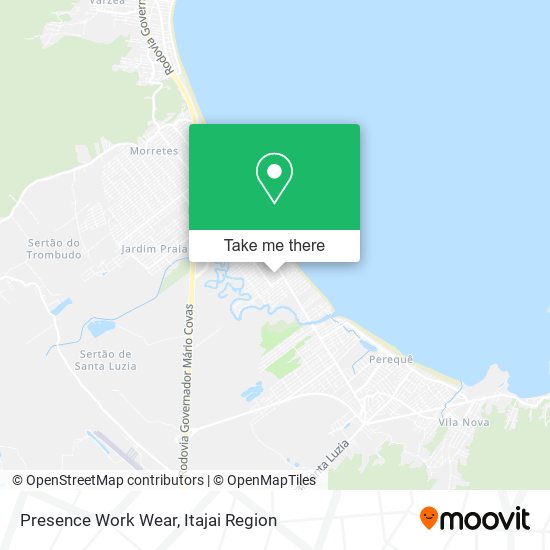 Presence Work Wear map