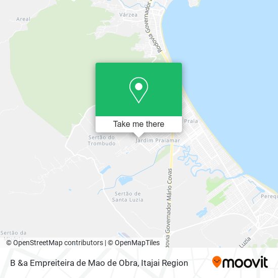 B &a Empreiteira de Mao de Obra map