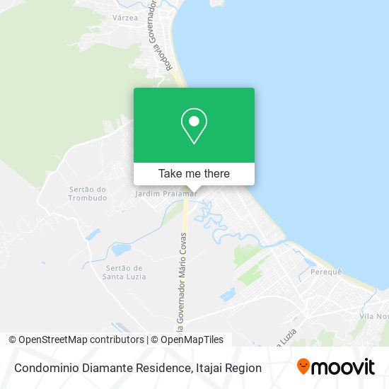 Mapa Condominio Diamante Residence