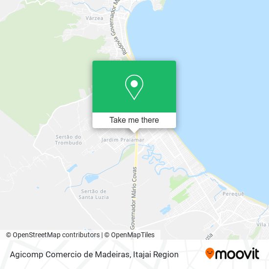 Agicomp Comercio de Madeiras map