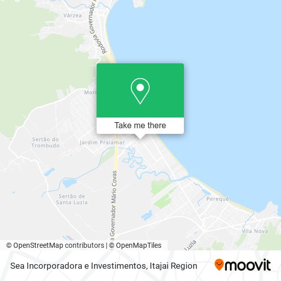 Mapa Sea Incorporadora e Investimentos