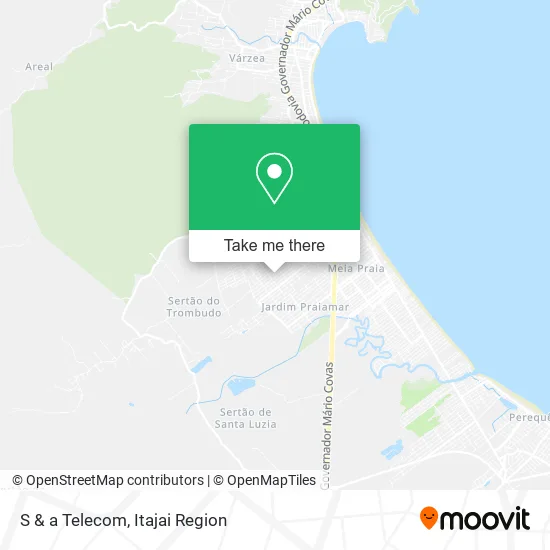 S & a Telecom map