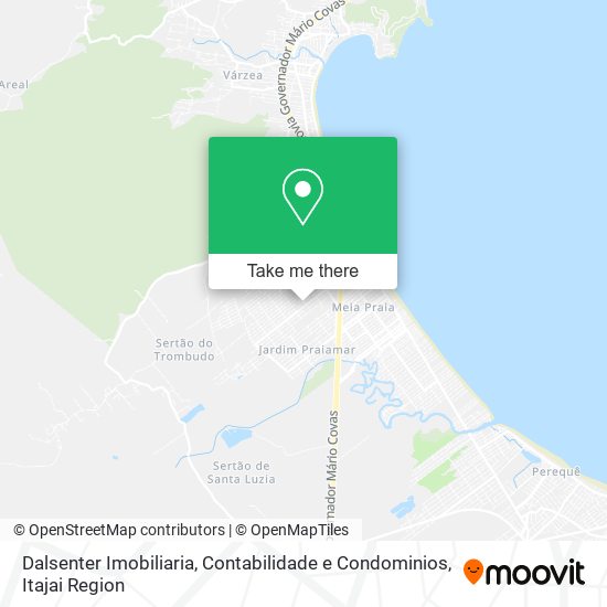 Mapa Dalsenter Imobiliaria, Contabilidade e Condominios