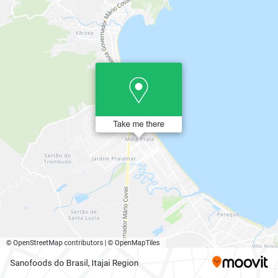 Sanofoods do Brasil map