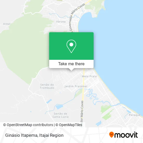 Ginásio Itapema map