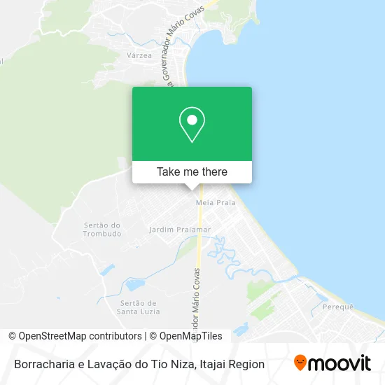 Borracharia e Lavação do Tio Niza map
