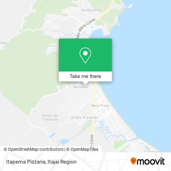 Itapema Pizzaria map