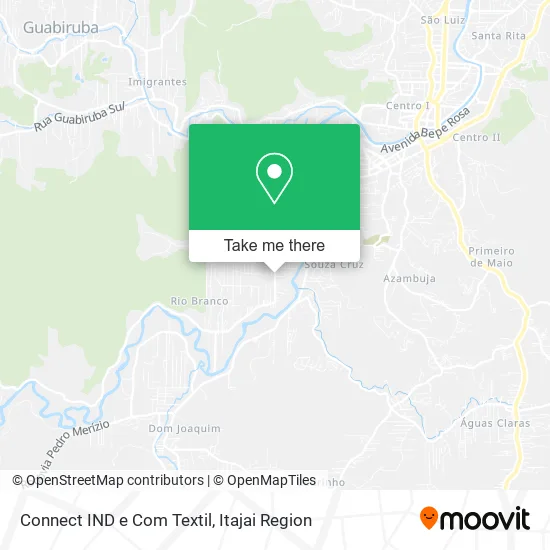 Connect IND e Com Textil map