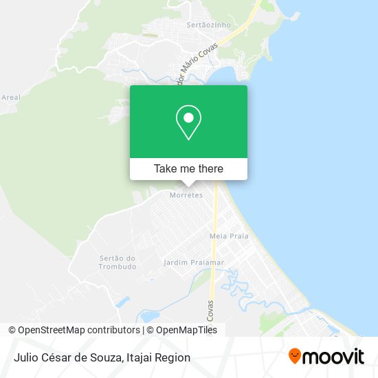 Mapa Julio César de Souza