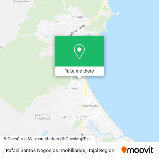 Rafael Santos Negocios Imobiliarios map