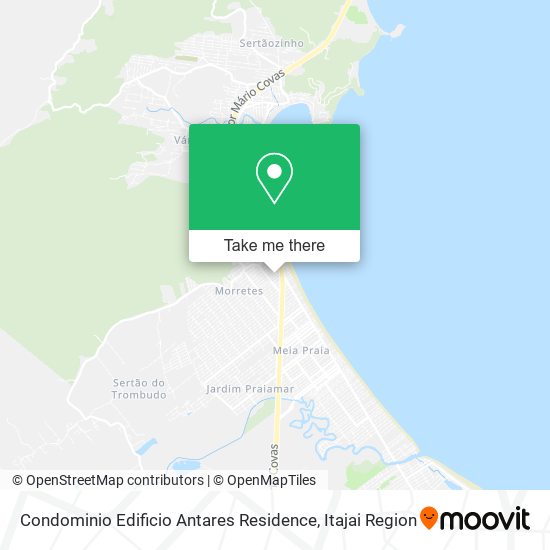 Condominio Edificio Antares Residence map