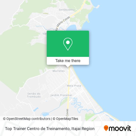 Mapa Top Trainer Centro de Treinamento